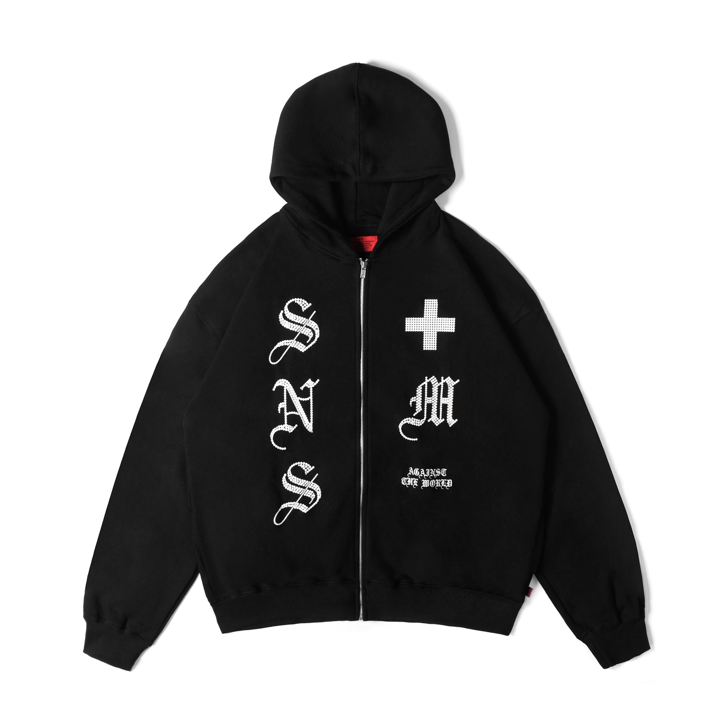 Miracle Mates - Motion Black Zipper Boxy Hoodie Collaboration SNSB