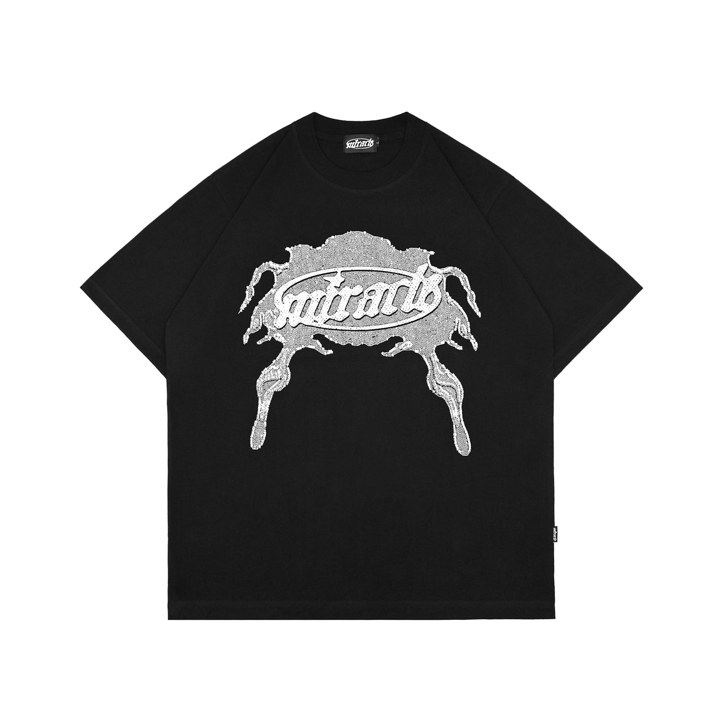 Miracle Mates - Suture Black Oversized T Shirt
