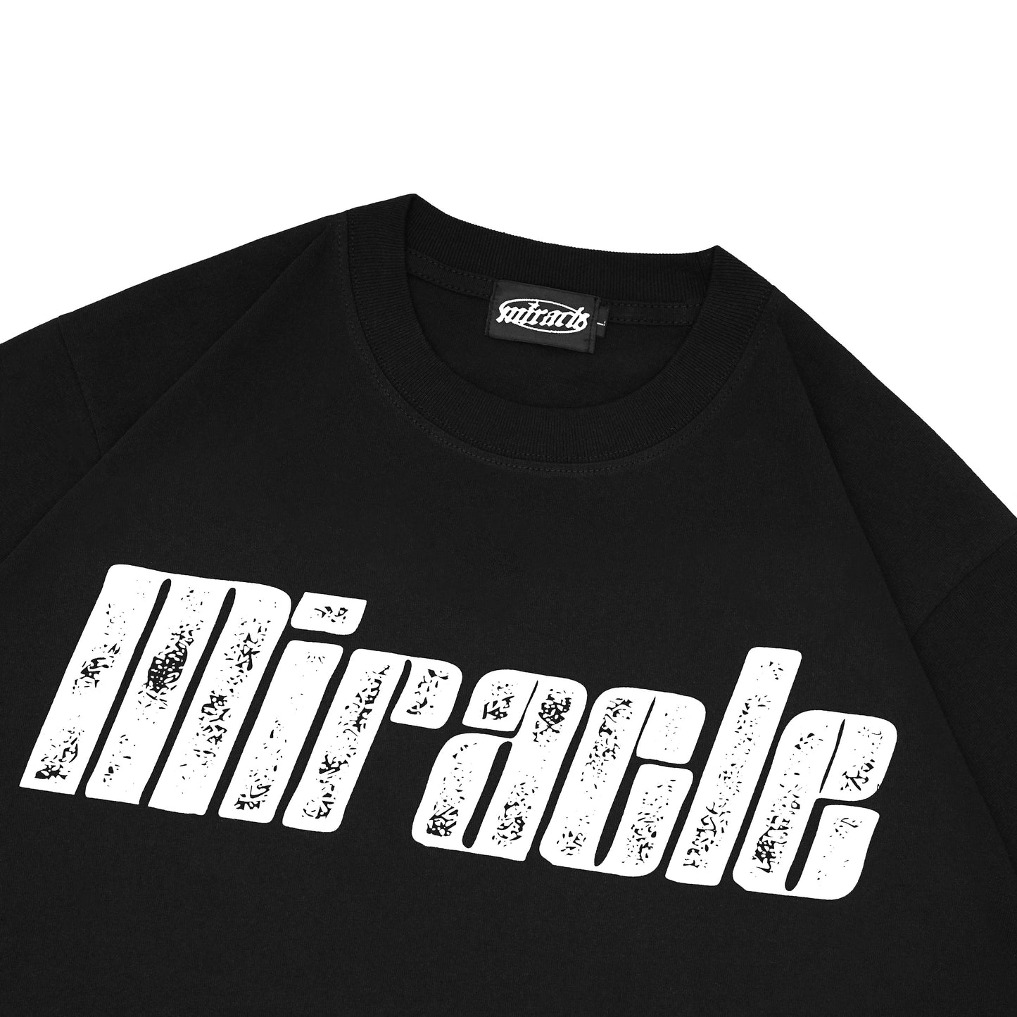 Miracle Mates - Cleft Black Oversized T Shirt