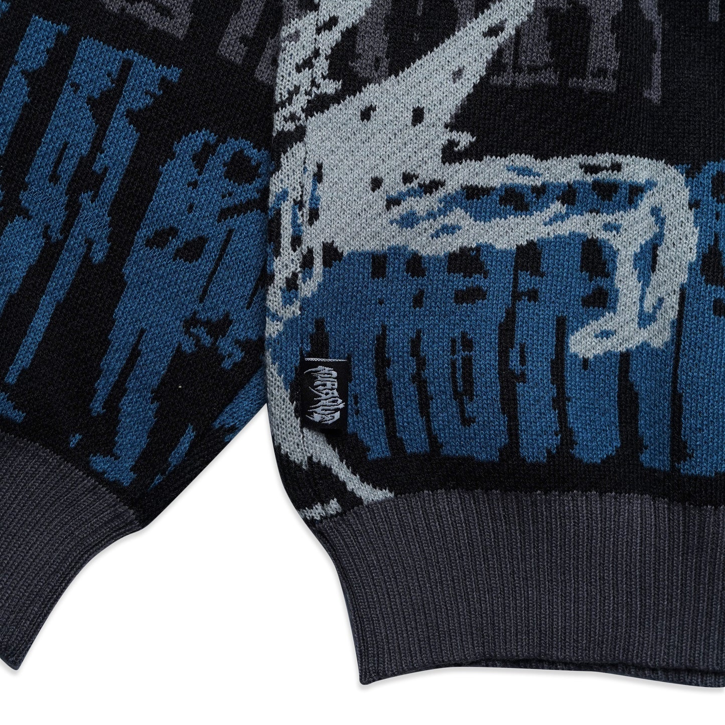 Miracle Mates - Nostra Blue Grey Cardigan Knit