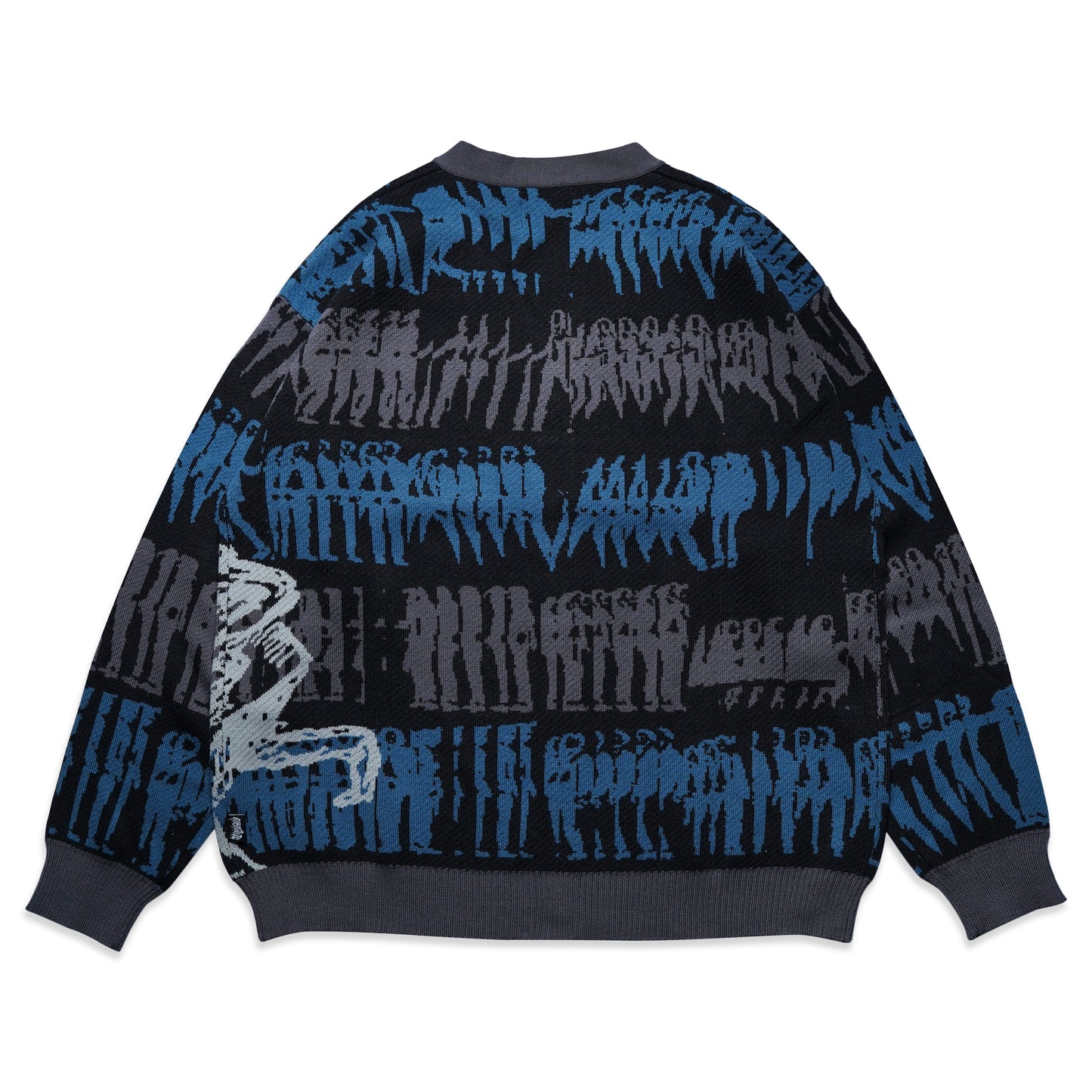 Miracle Mates - Nostra Blue Grey Cardigan Knit