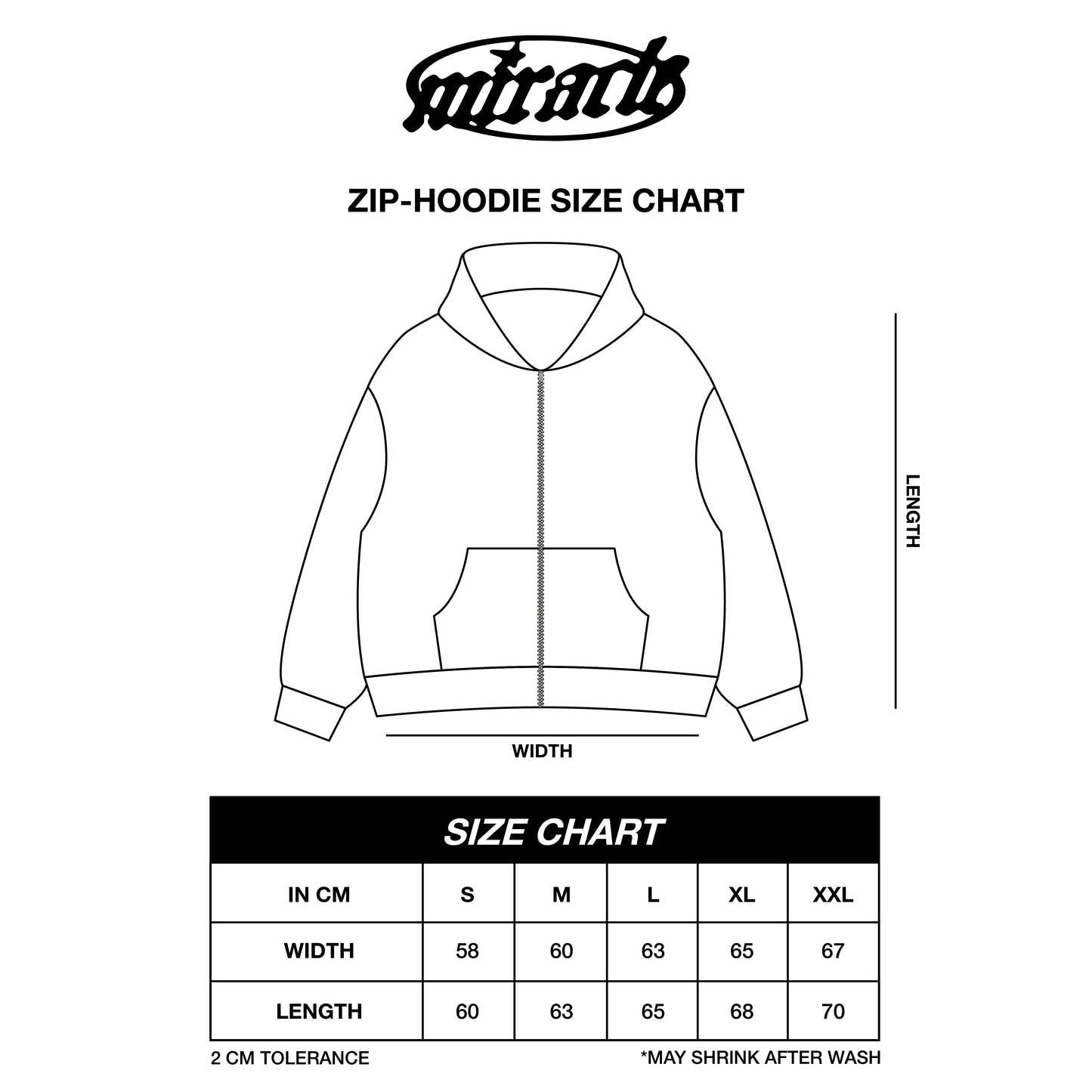 Domme Brown Boxy Zip Hoodie