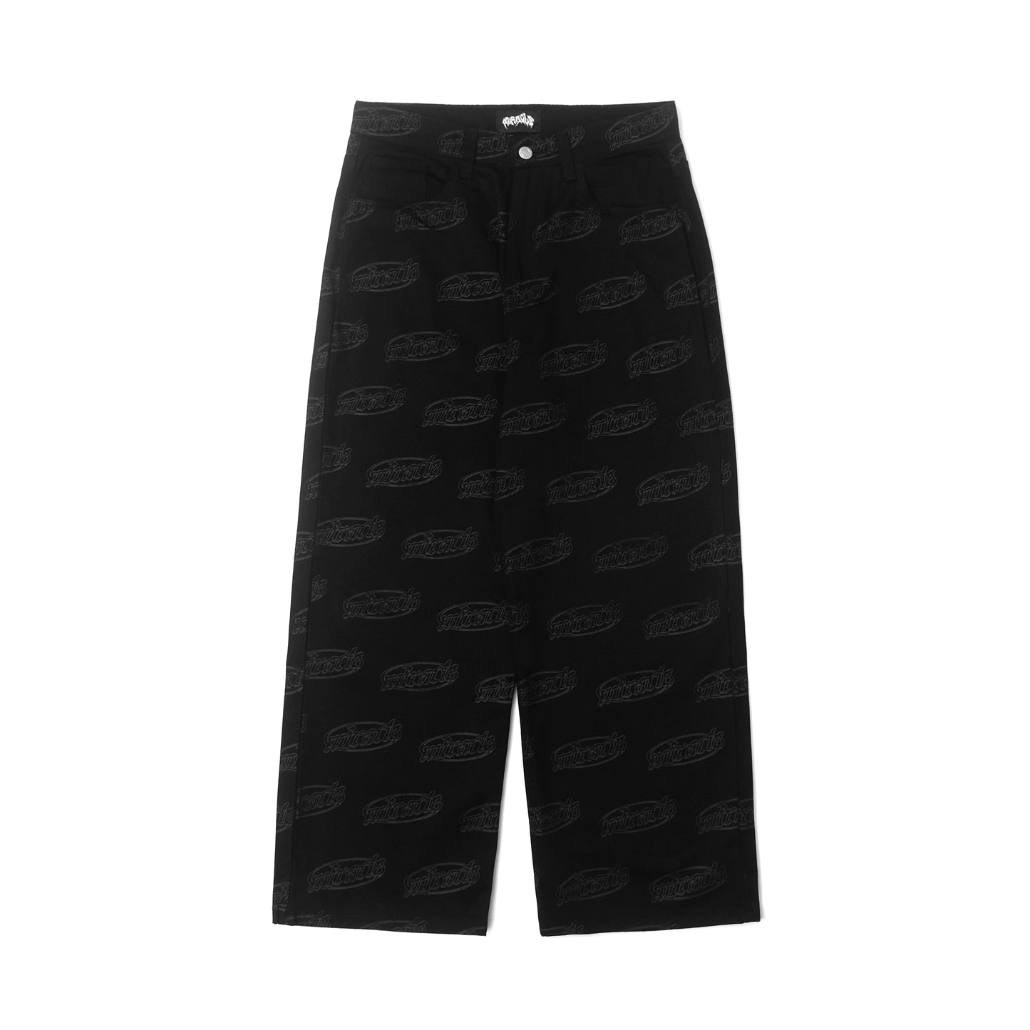 Miracle Mates - Celana Panjang Geekin Hitam