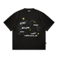 Miracle Mates - Pearl Black Oversized T Shirt
