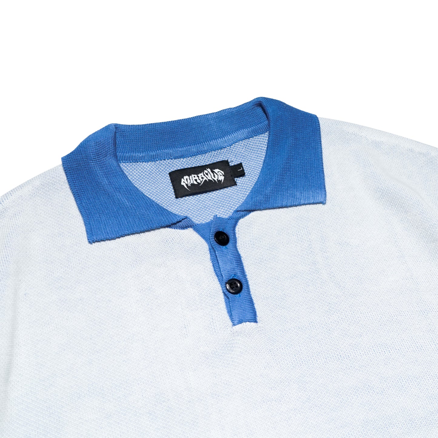 Miracle Mates - Botse White Polo Knit