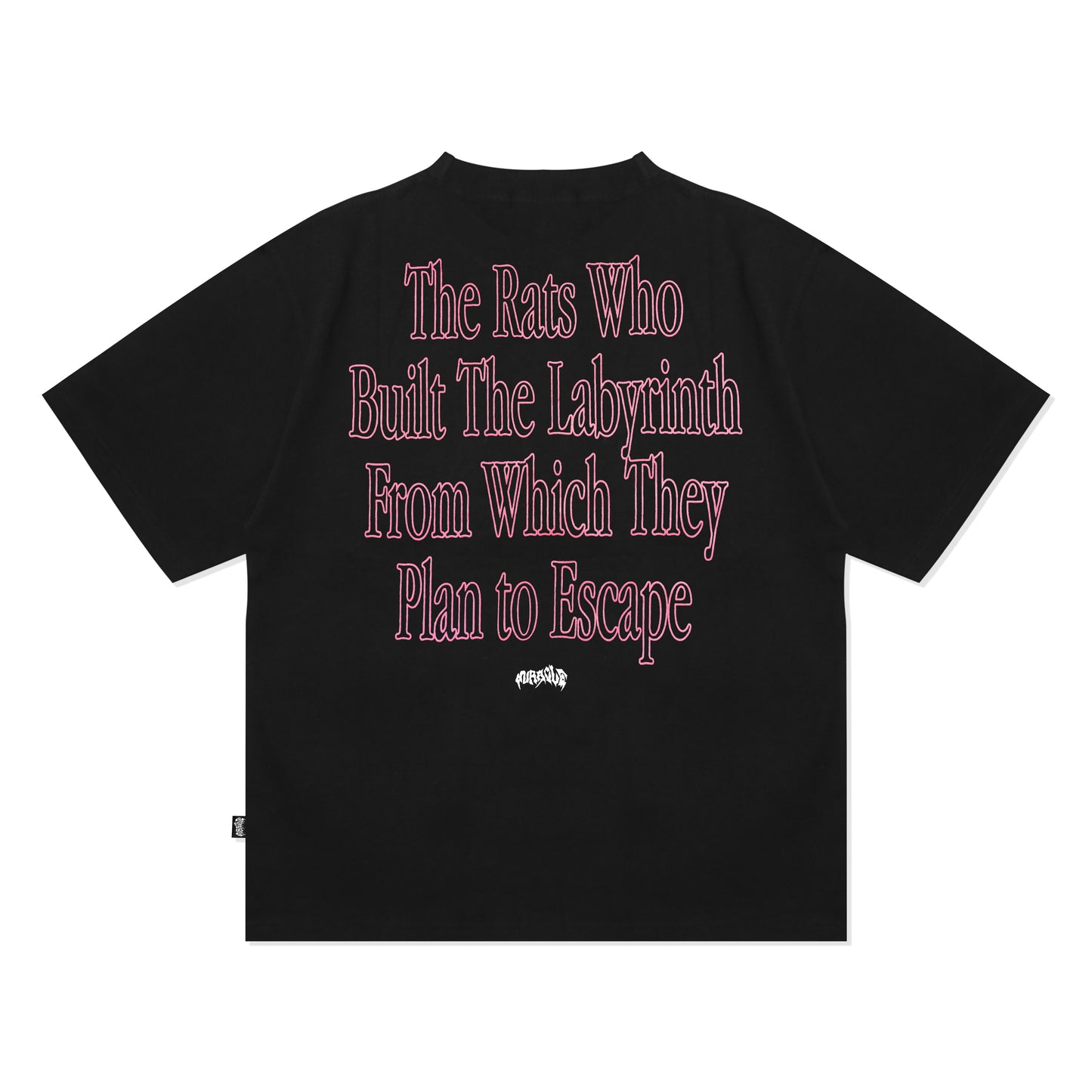 Miracle Mates - Ratz Black Oversized T Shirt
