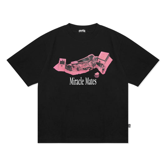 Miracle Mates - Ratz Black Oversized T Shirt