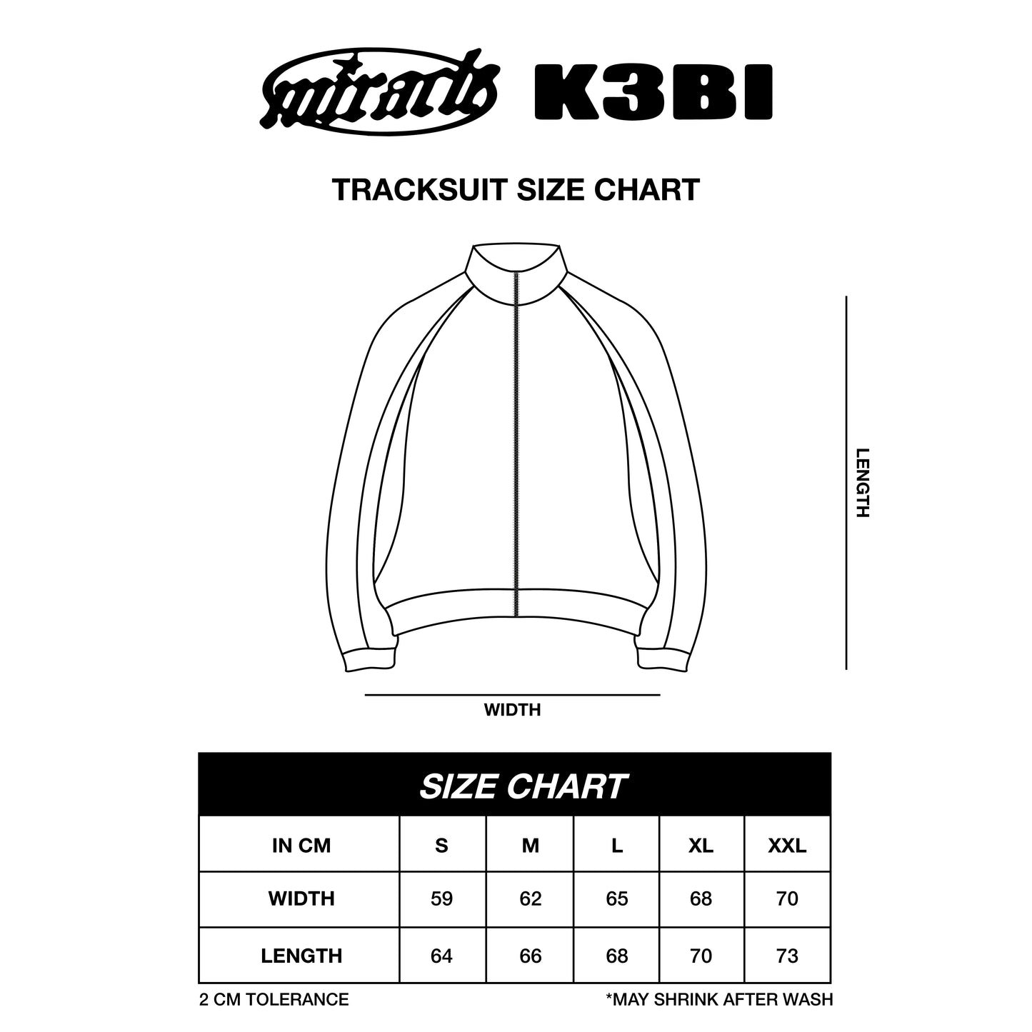 Miracle Mates - Blaze Track Jacket Collaboration K3BI