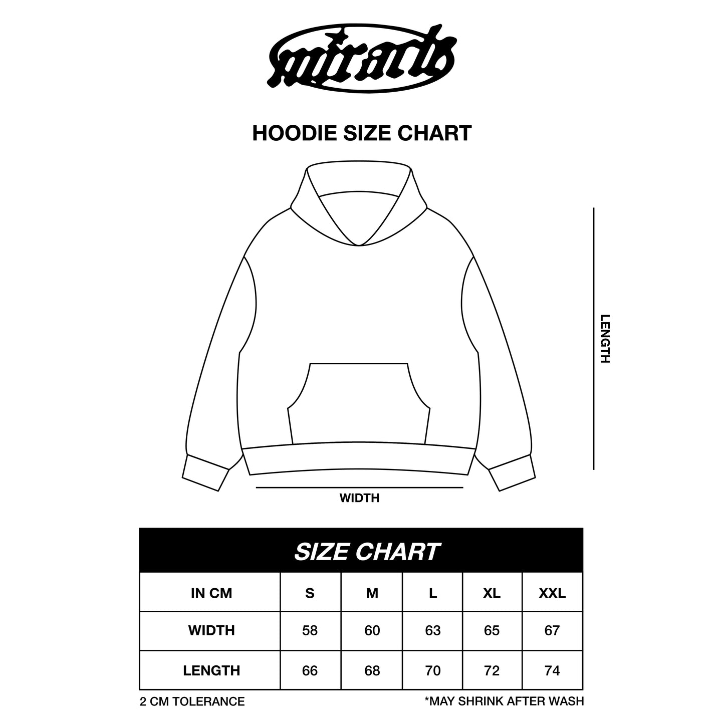 Miracle Mates - Hoodie Berat Hitam Inti