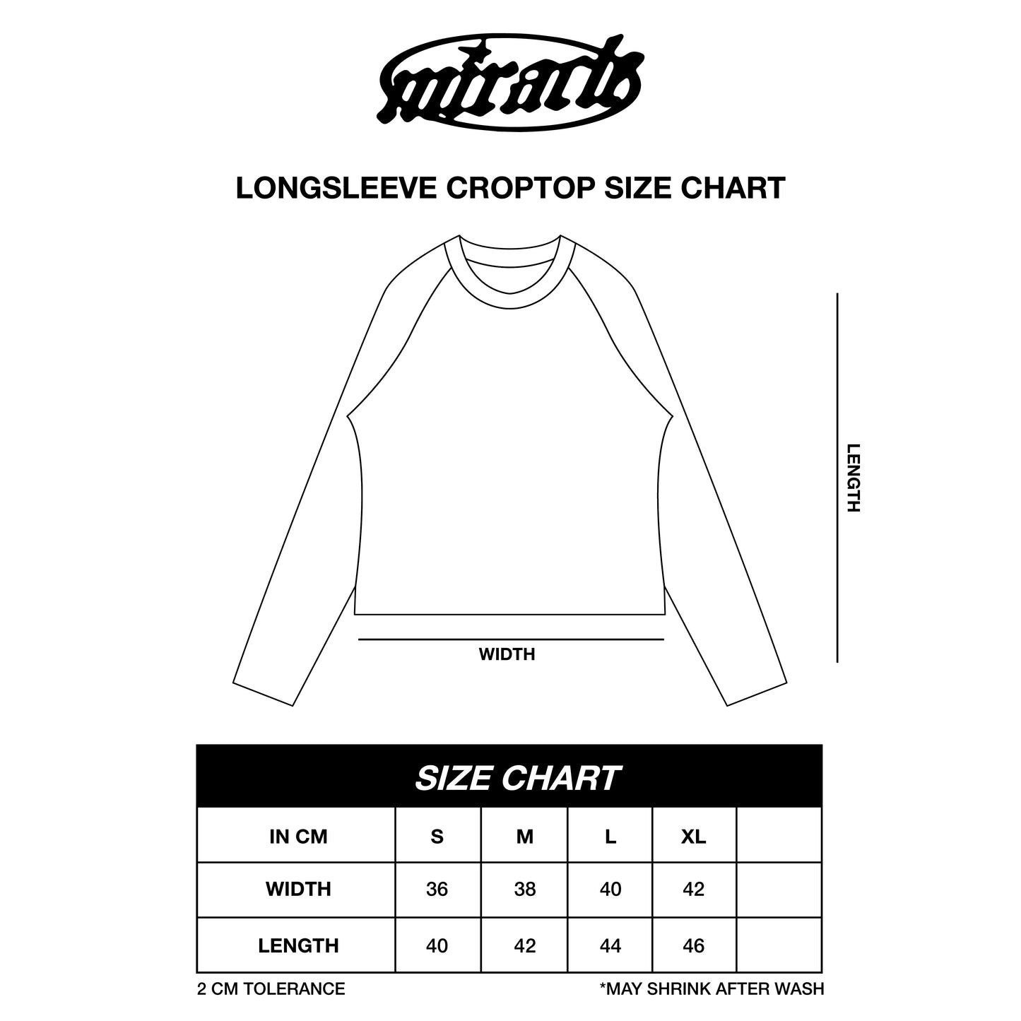 Miracle Mates - Gabe Crop Tee Longsleeve