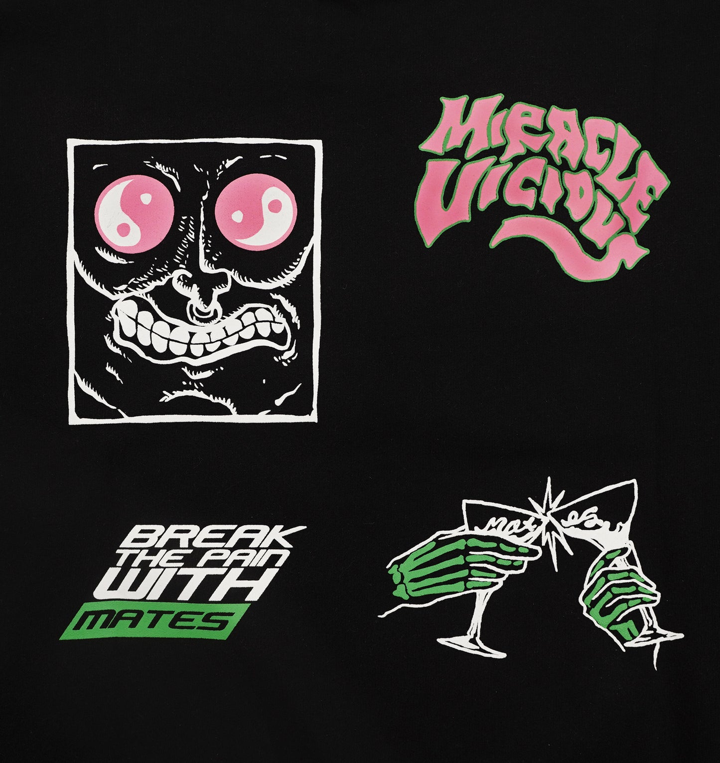 Miracle Mates x Vicious Pain "Dream on Acid" Crewneck
