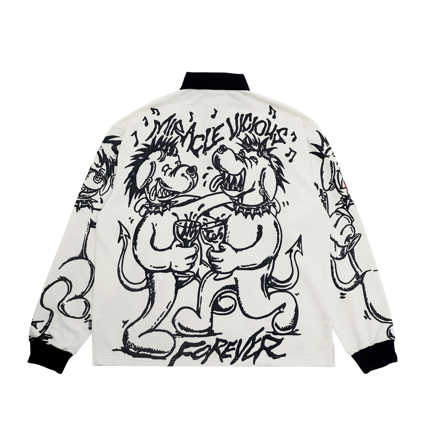 Miracle Mates x Vicious Pain "Forever Mates" Rugby Shirt