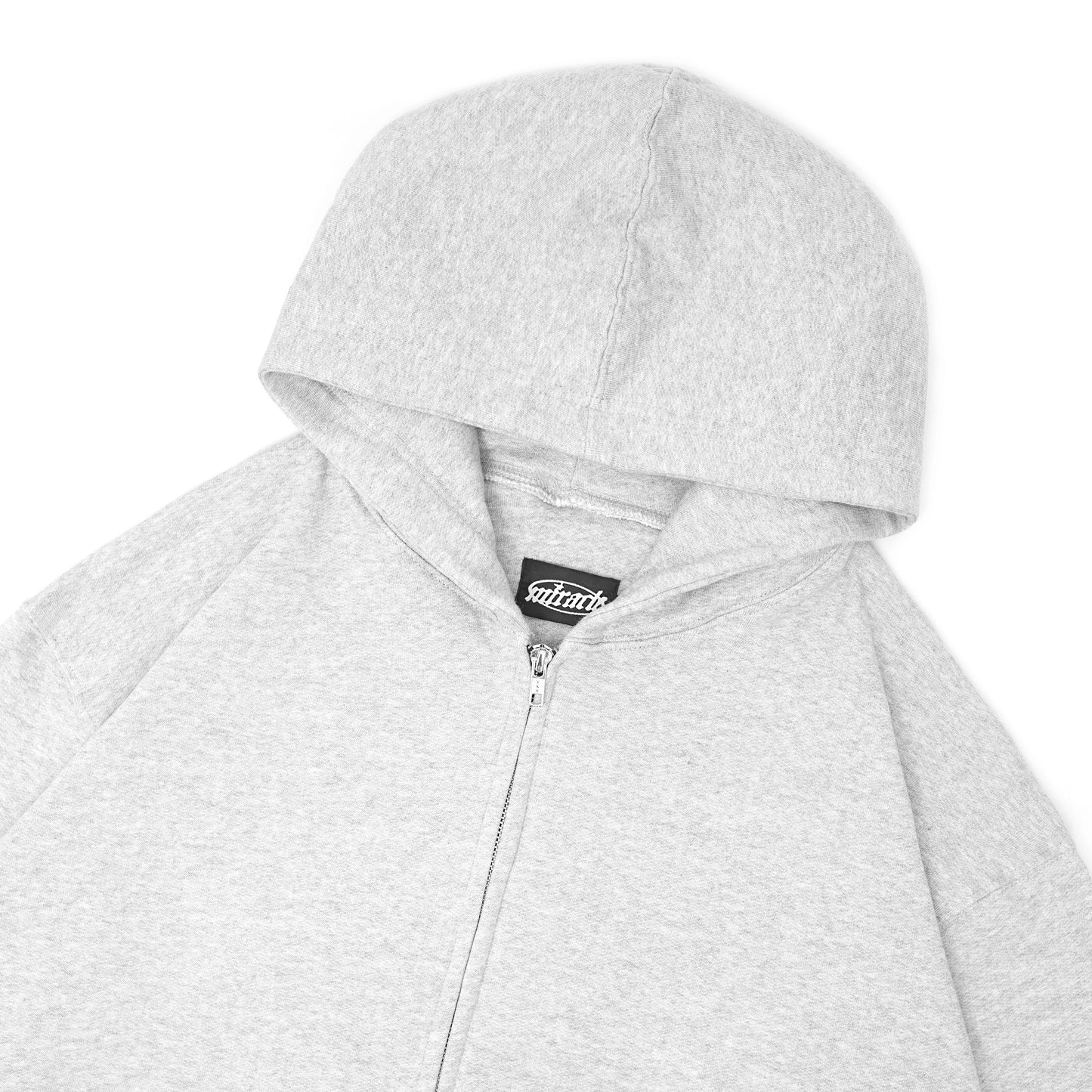 Miracle Mates - Prosty Misty Grey Boxy Zip Hoodie