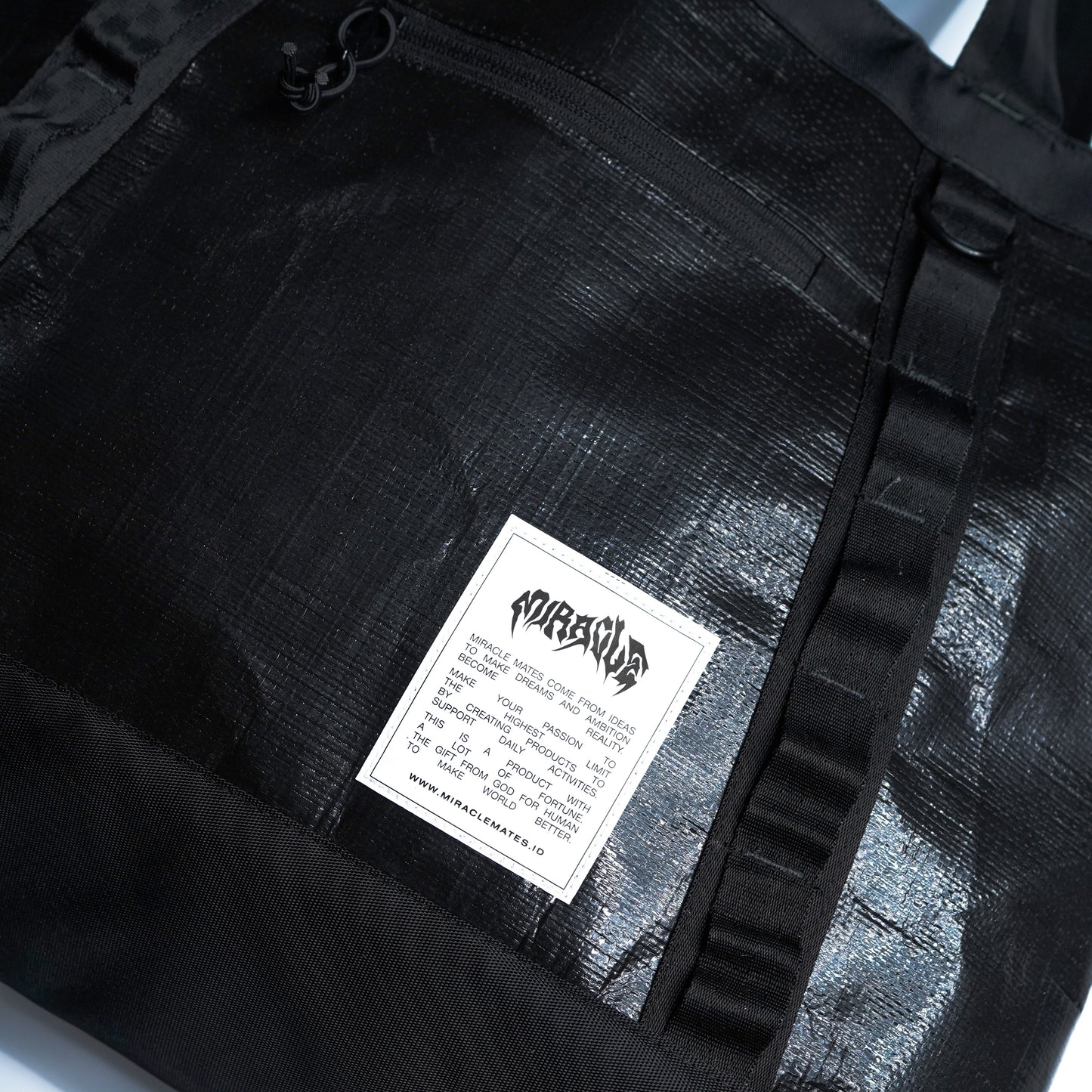 Miracle Mates - Rigide Black Totebag