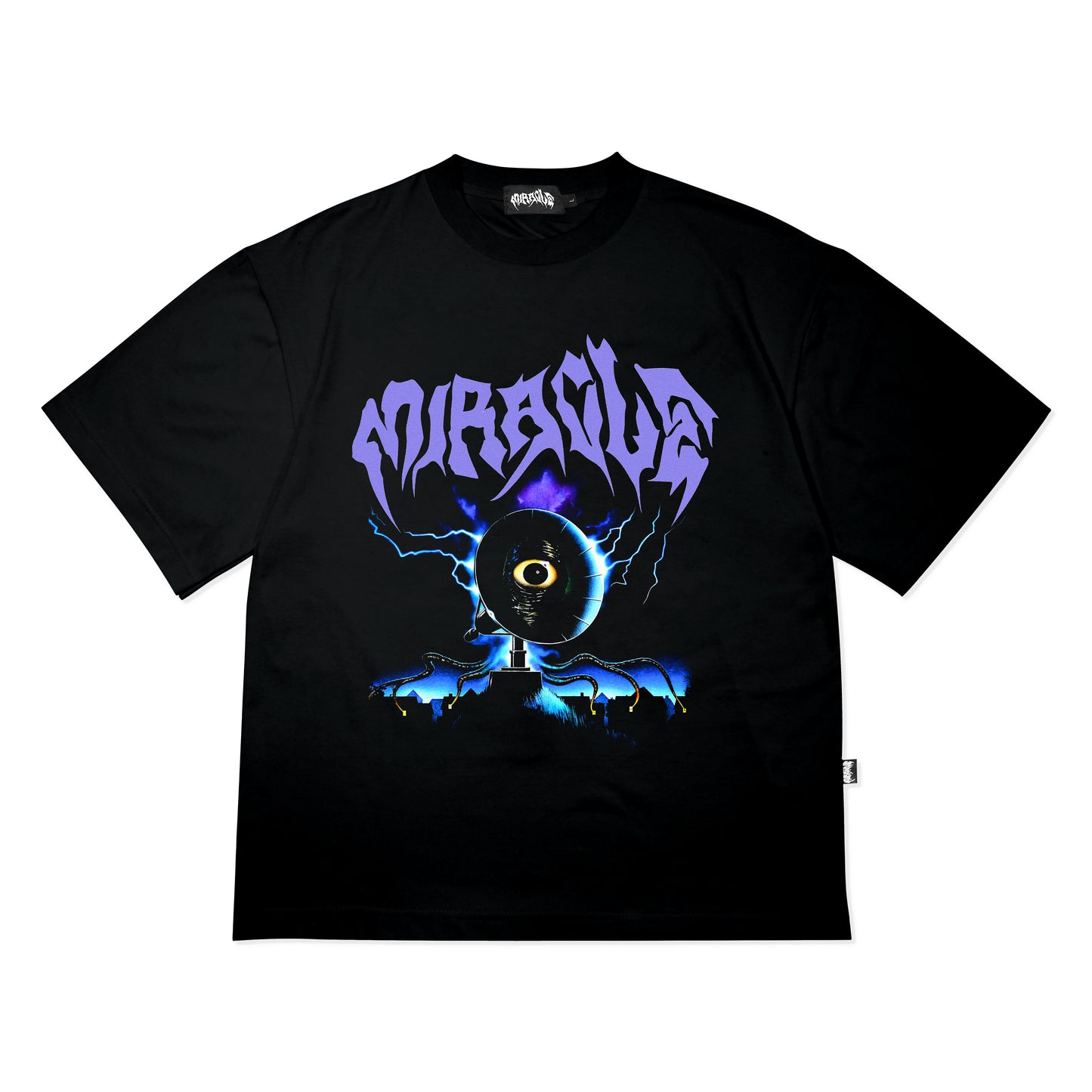 Miracle Mates - Videt Black Oversized T Shirt