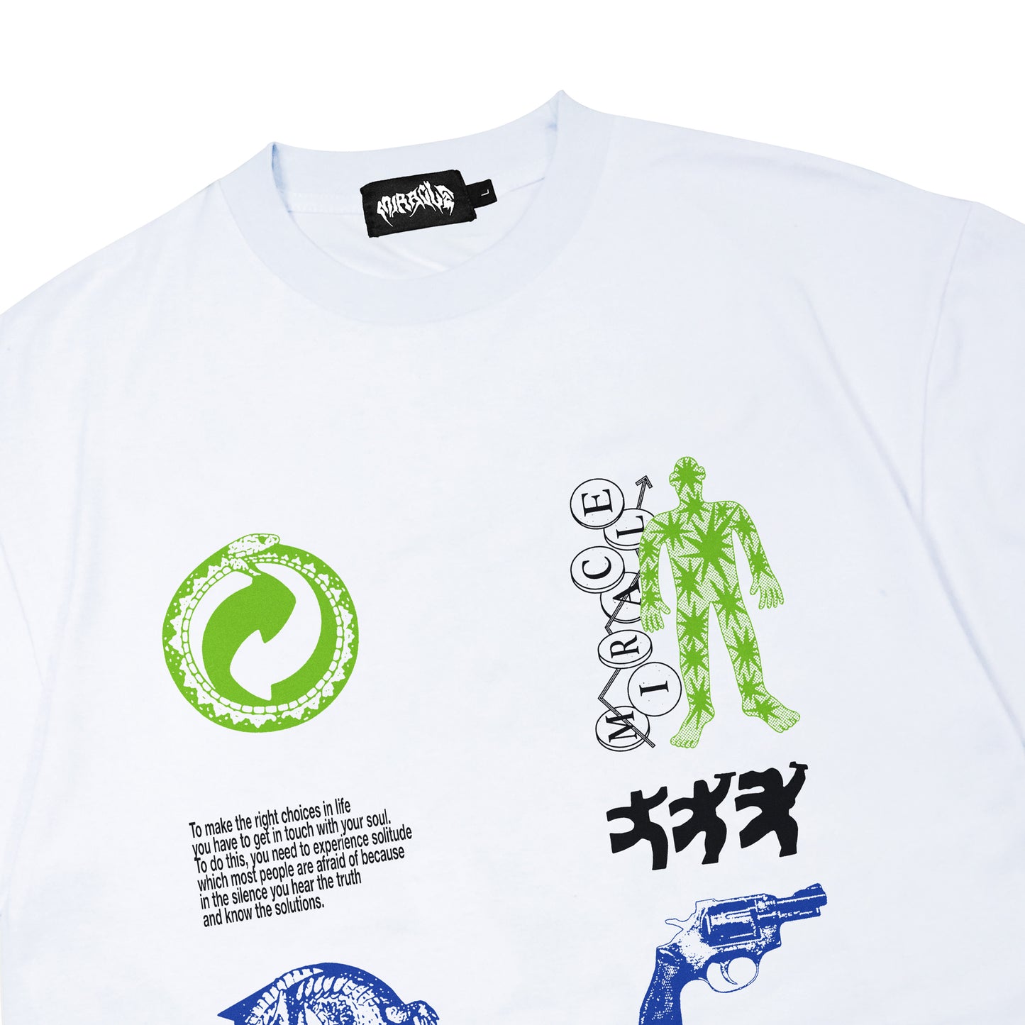 Miracle Mates - Solutions White Oversized T Shirt