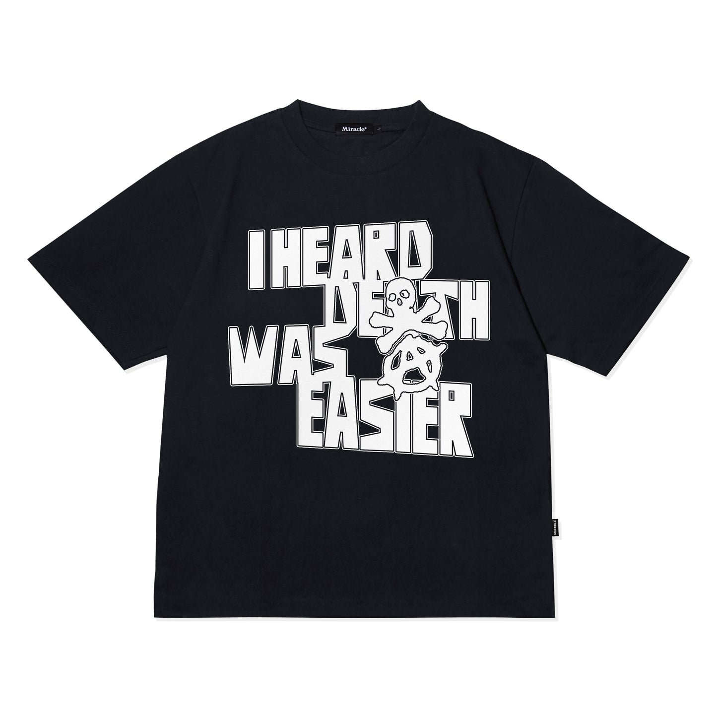 Miracle Mates - Better Of Dead Black Oversized T Shirt