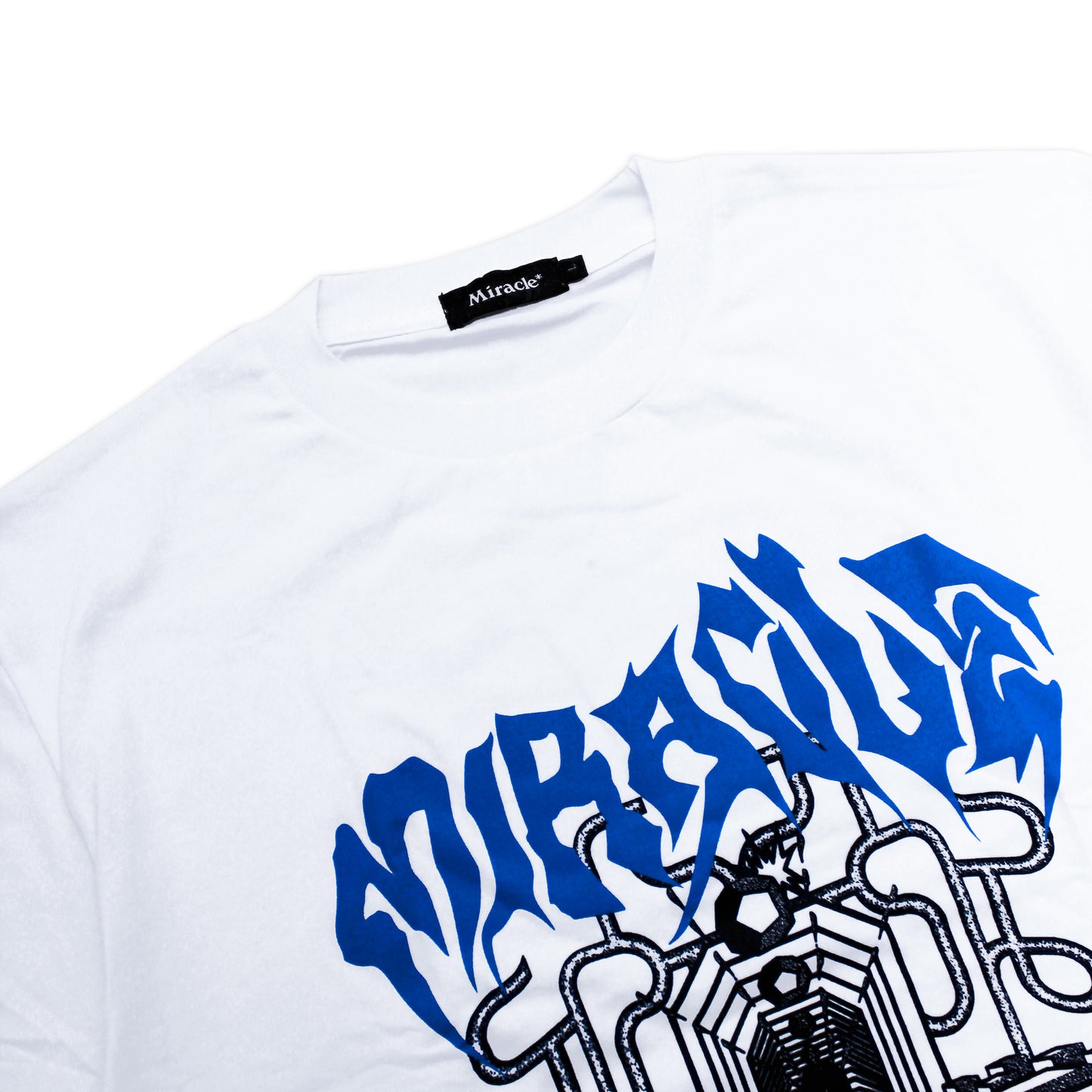 Miracle Mates - Blocks White Oversized T Shirt