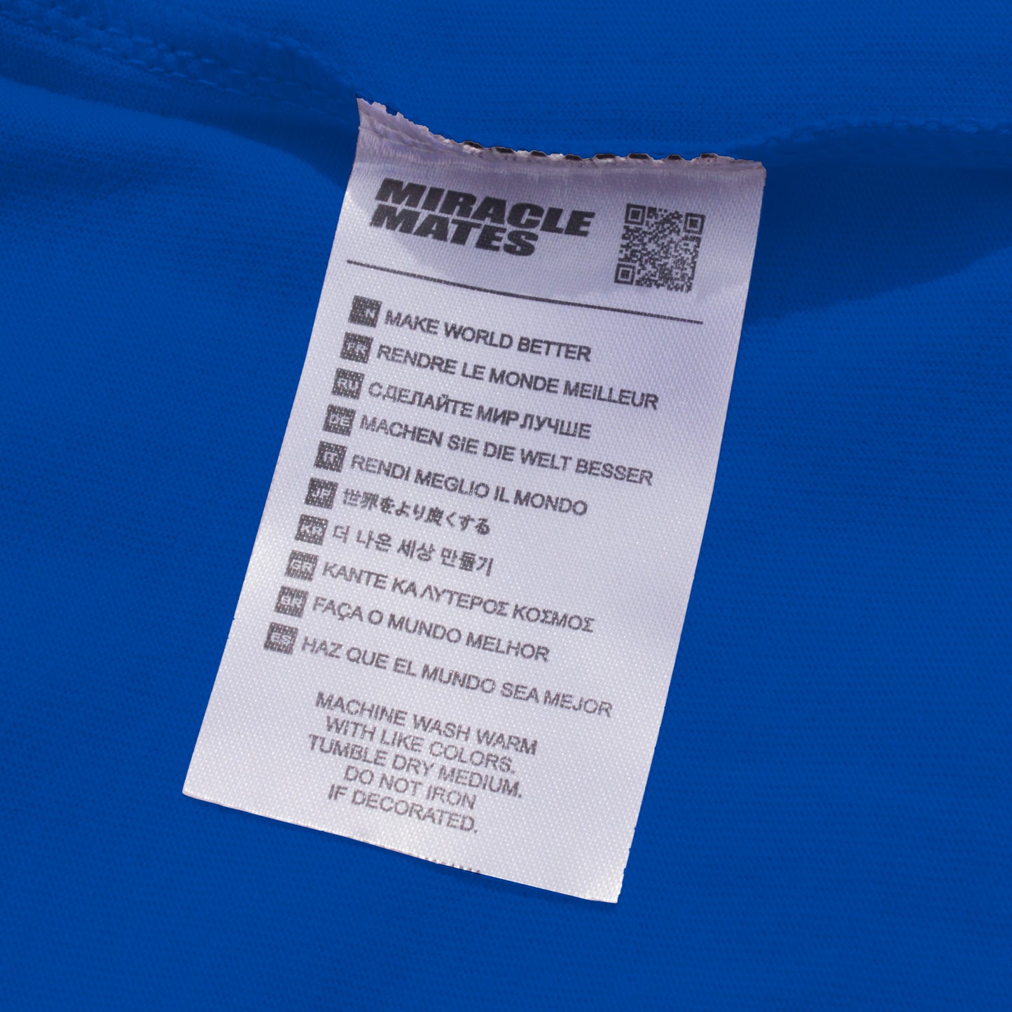 Miracle Mates - Lomme Basic Blue Oversized T Shirt