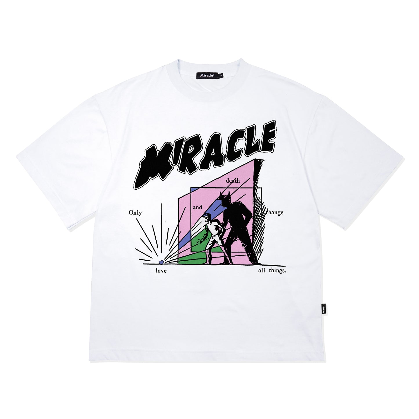 Miracle Mates - Changed White Oversized T Shirt
