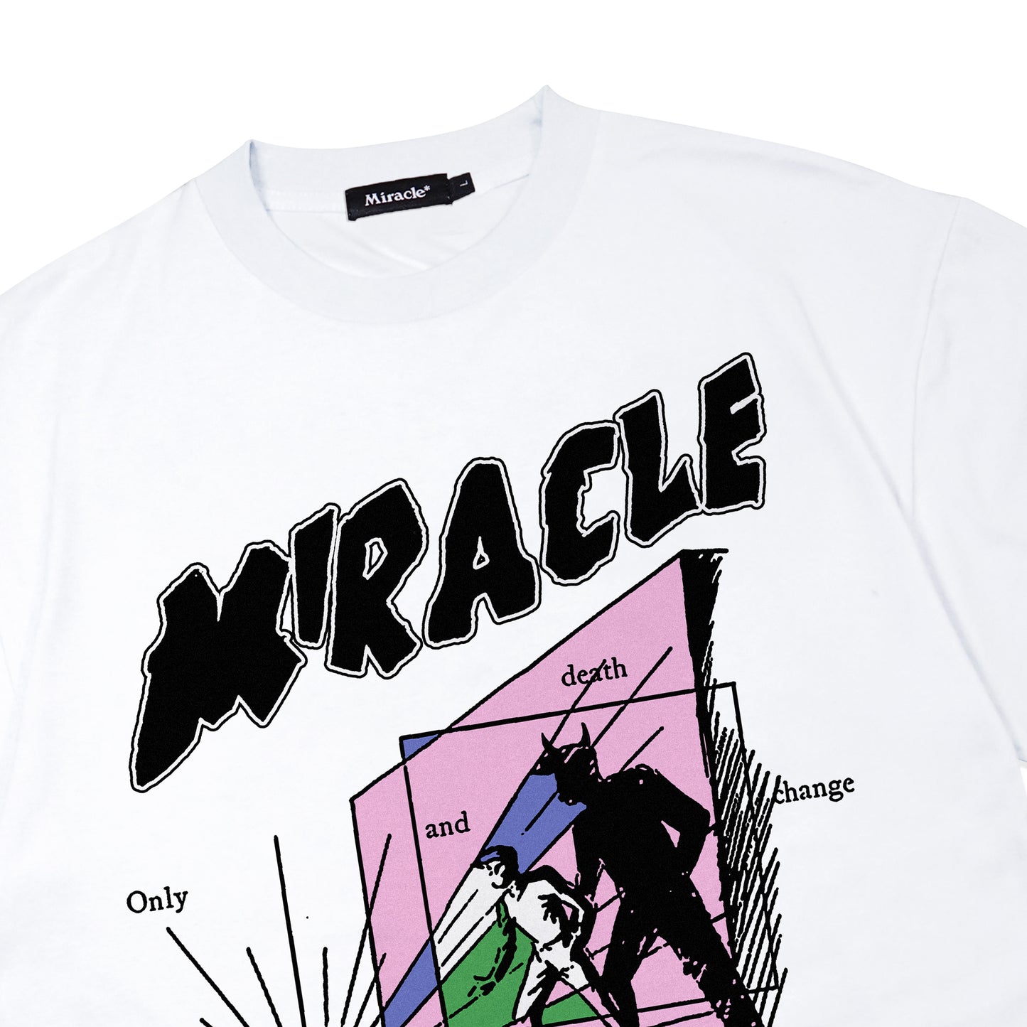Miracle Mates - Changed White Oversized T Shirt