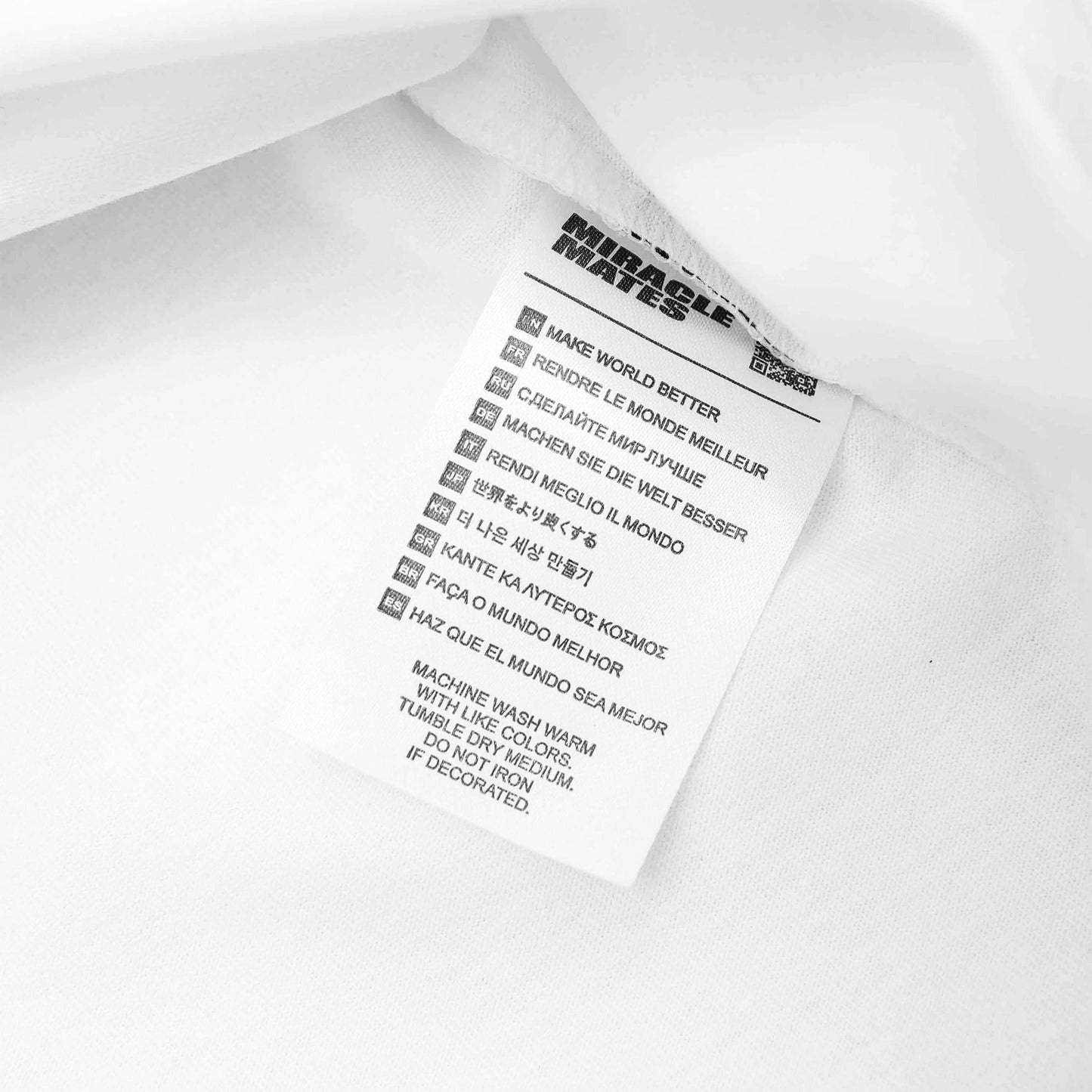 Miracle Mates - Grain White Oversized T Shirt