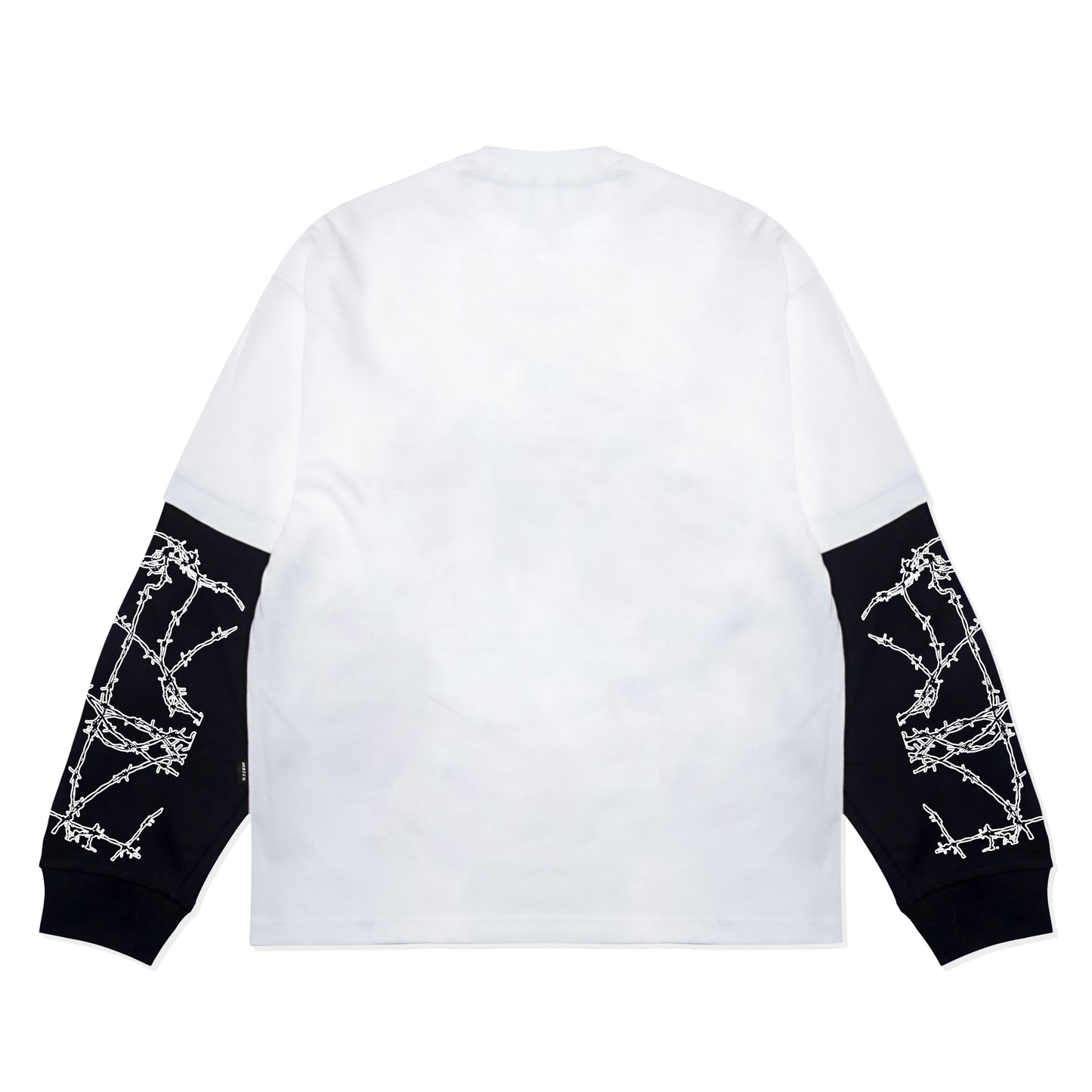 Miracle Mates - Grieving White Double Layer Oversized T Shirt
