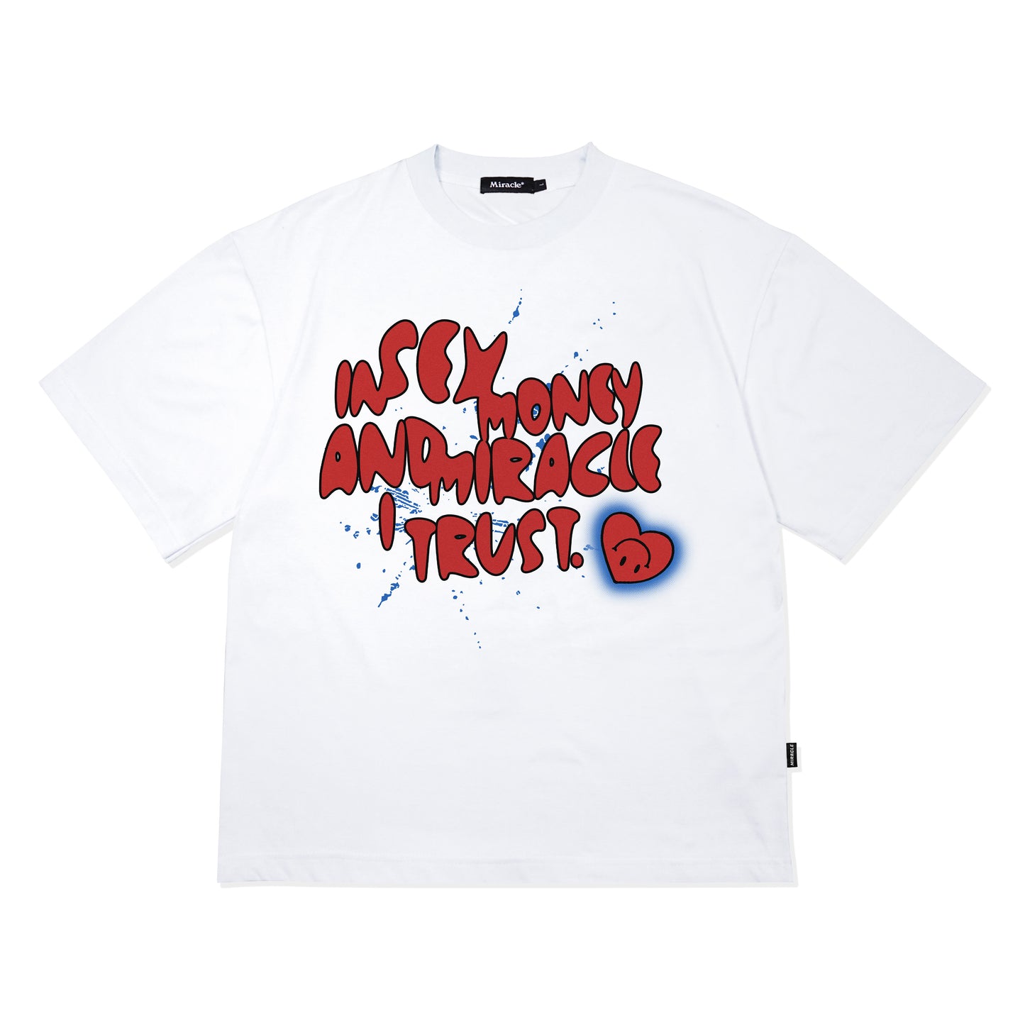 Miracle Mates - Issue White Oversized T Shirt