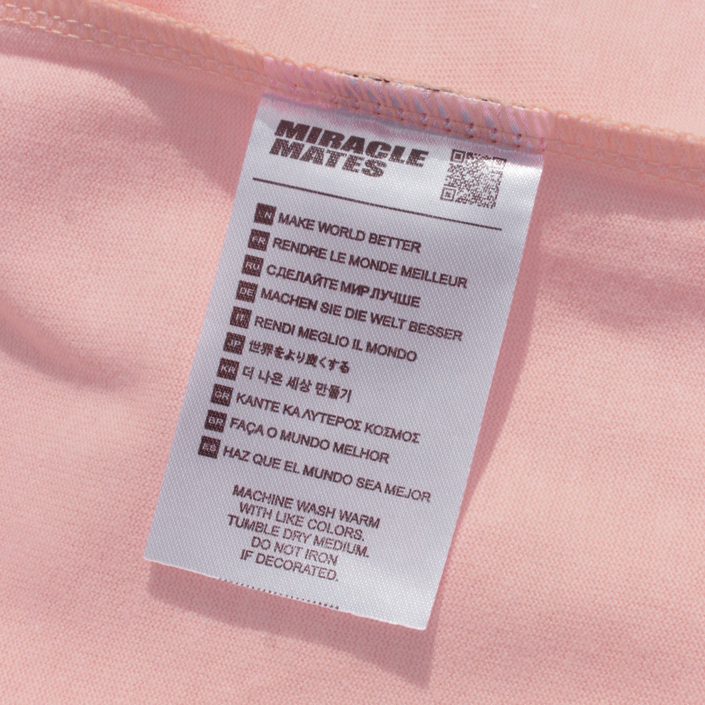 Miracle Mates - Lomme Basic Peach Oversized T Shirt