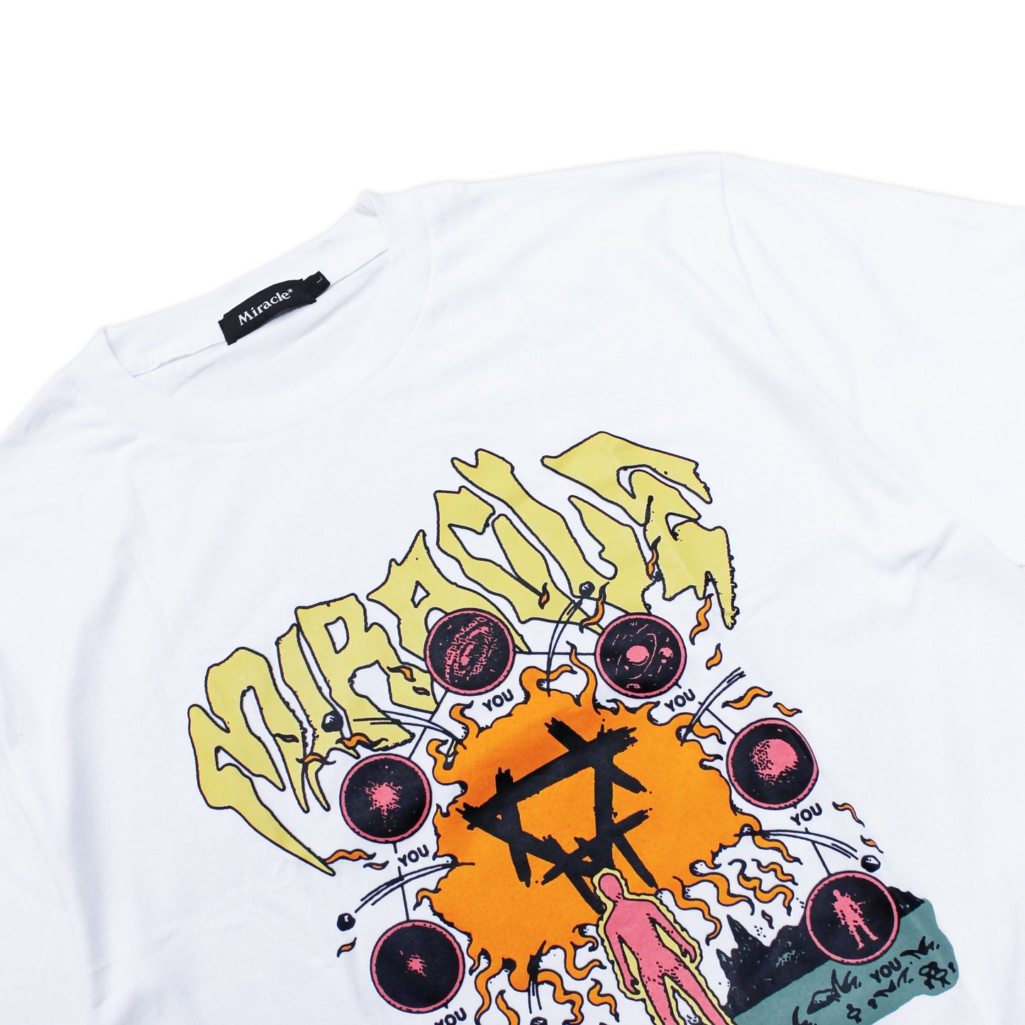 Miracle Mates - Universe White Oversized T Shirt