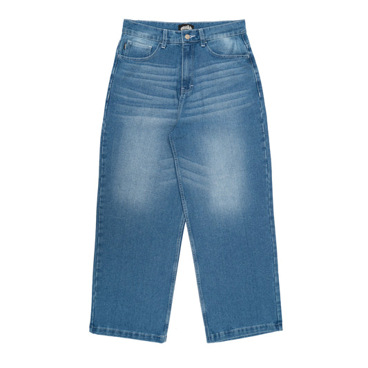 Spades Mid Blue Denim Loose Baggy Pants