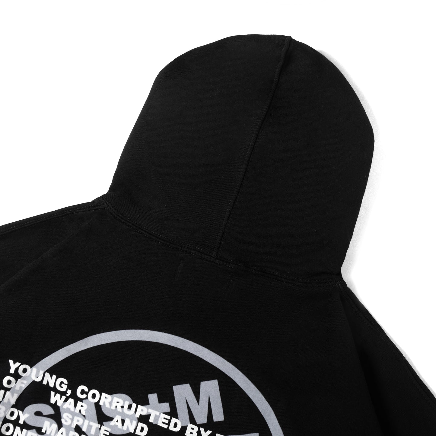 Miracle Mates - Motion Black Zipper Boxy Hoodie Collaboration SNSB