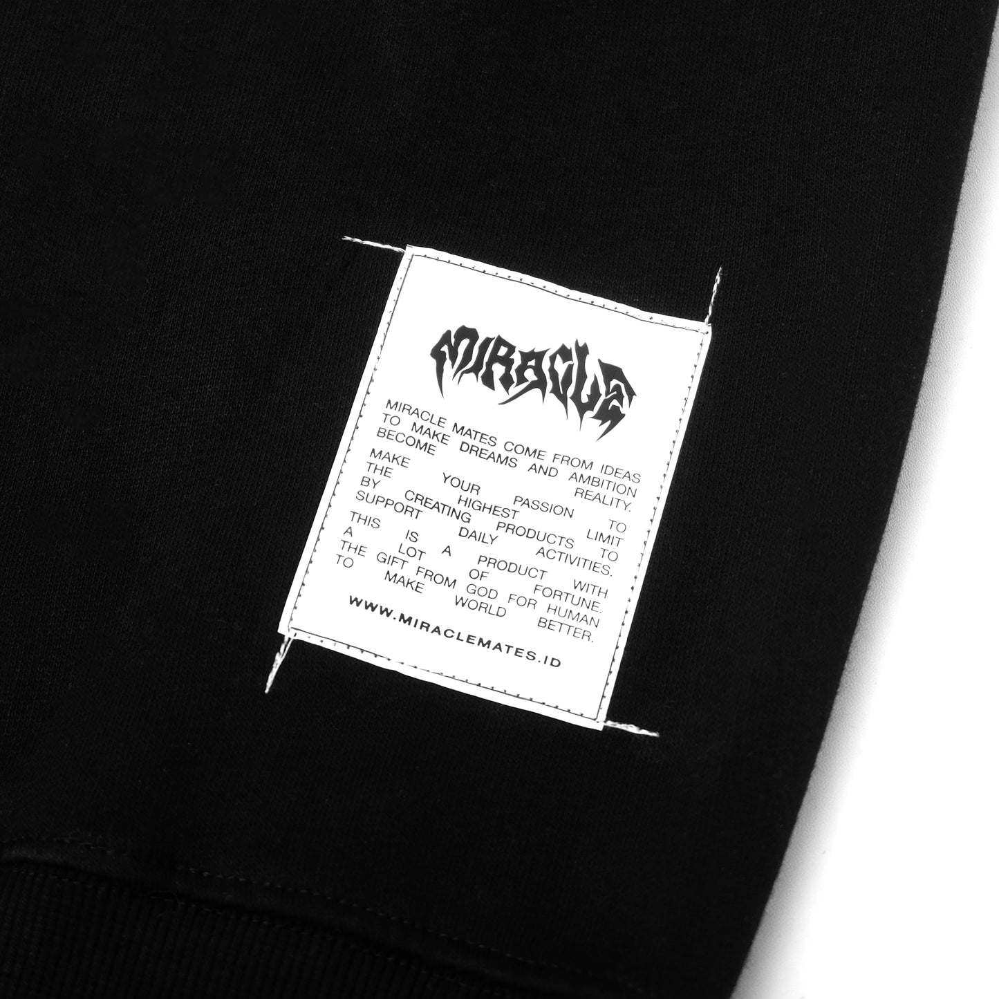Miracle Mates - Core Black Heavyweight Hoodie