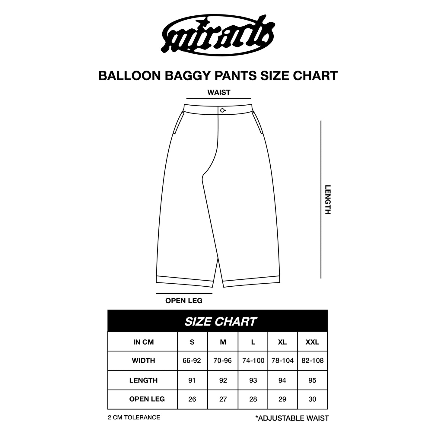 Miracle Mates - Vague Black Ballon Pants