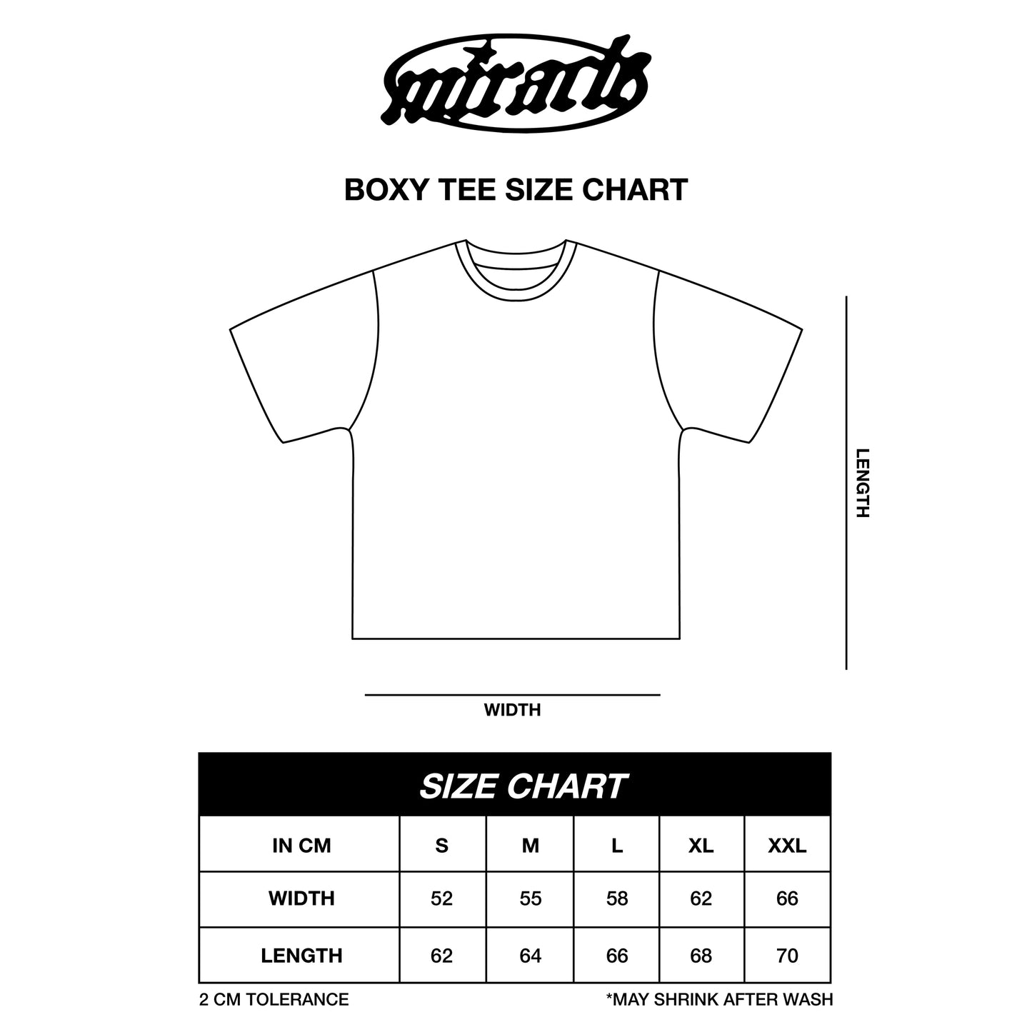 Miracle Mates - Heavycotton Boxy T Shirt White