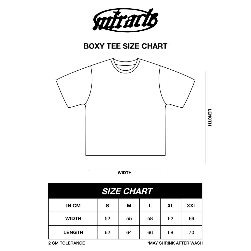 Calme White Boxy T Shirt
