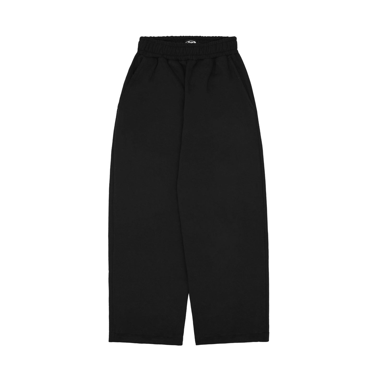 Miracle Mates - Pure Black Baggy Sweatpants