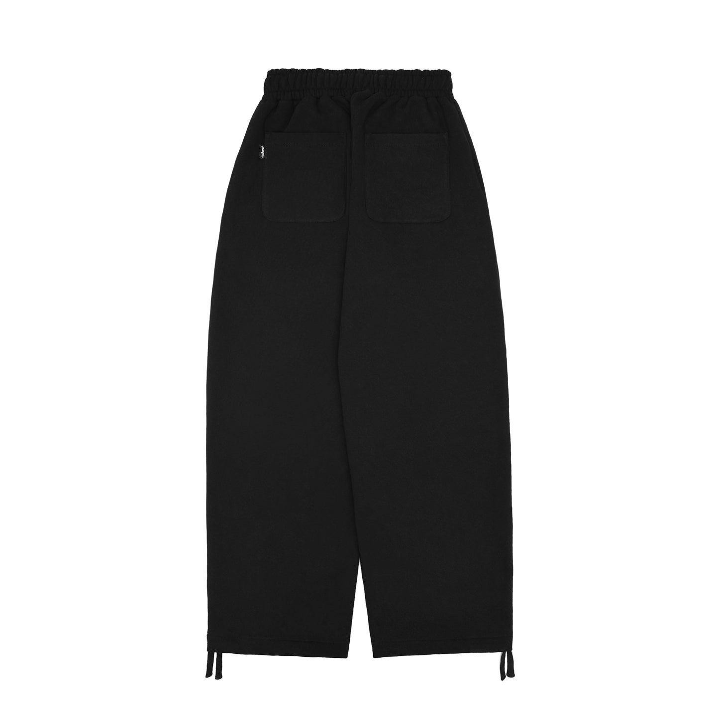 Miracle Mates - Pure Black Baggy Sweatpants