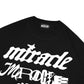 Miracle Mates - Clutter Black Oversized T Shirt