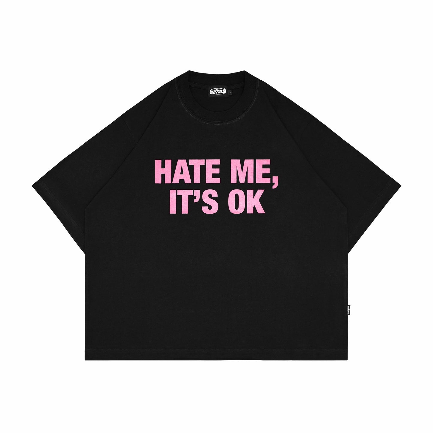 Avoir Black Boxy T Shirt