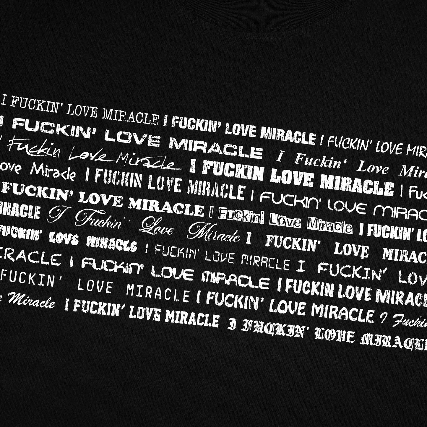 Posed Black Boxy T Shirt