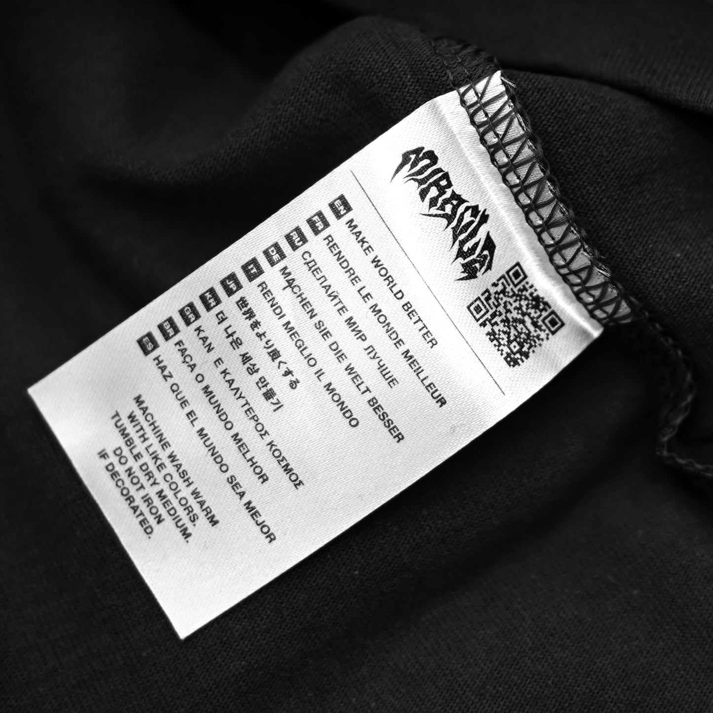 Miracle Mates - Heavycotton Black T Shirt I Kaos Polos Oversized 16s