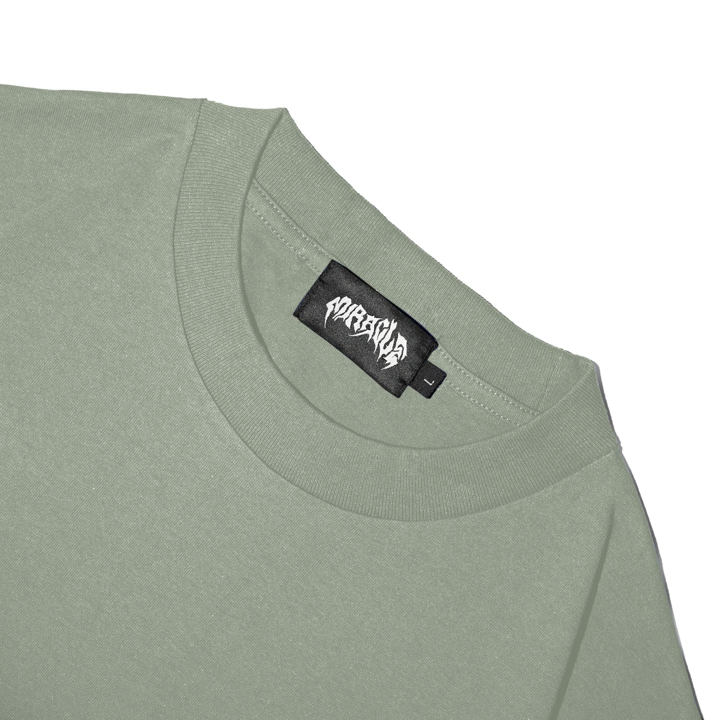 Miracle Mates - Heavycotton Sage Green T Shirt I Kaos Polos Oversized 16s