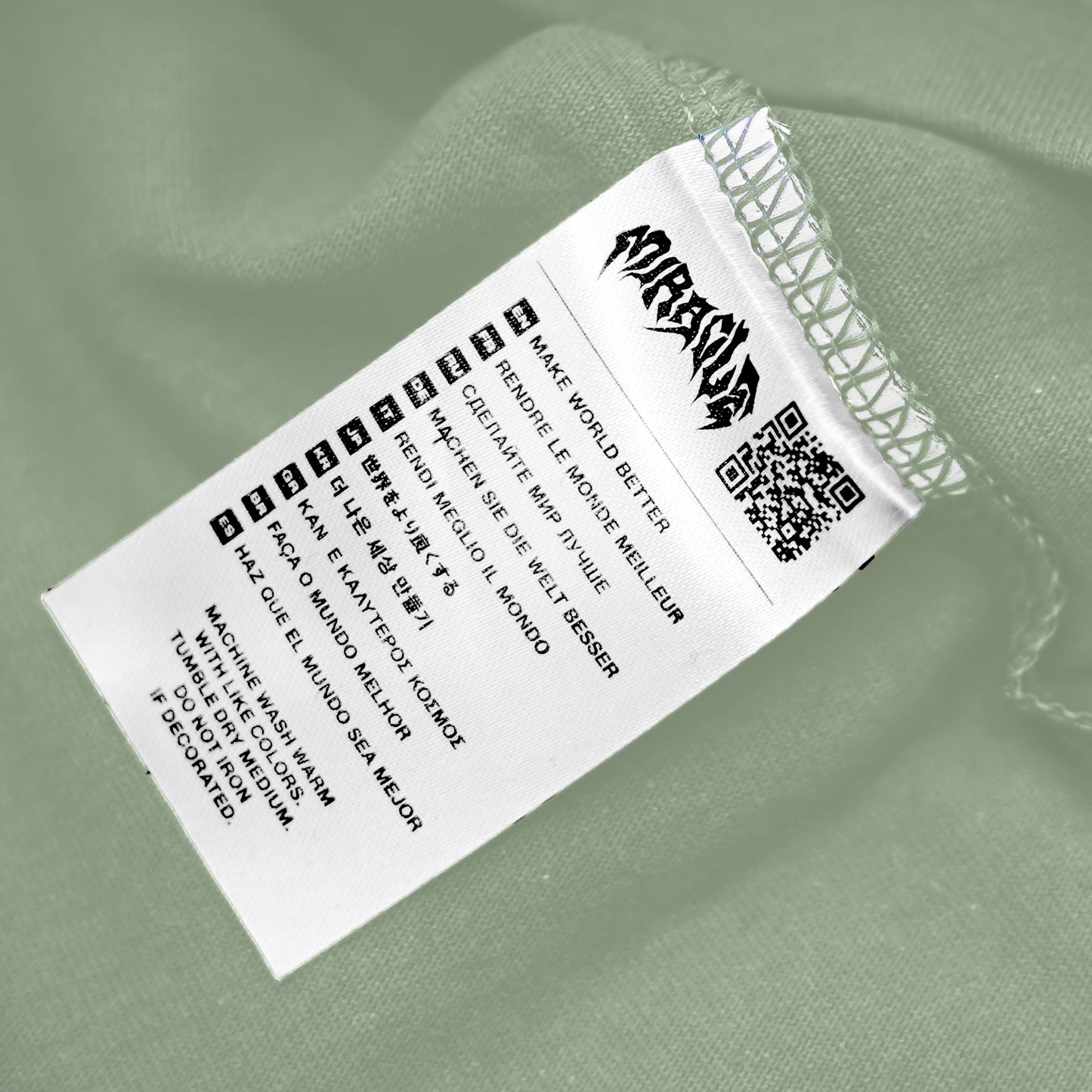 Miracle Mates - Heavycotton Sage Green T Shirt I Kaos Polos Oversized 16s