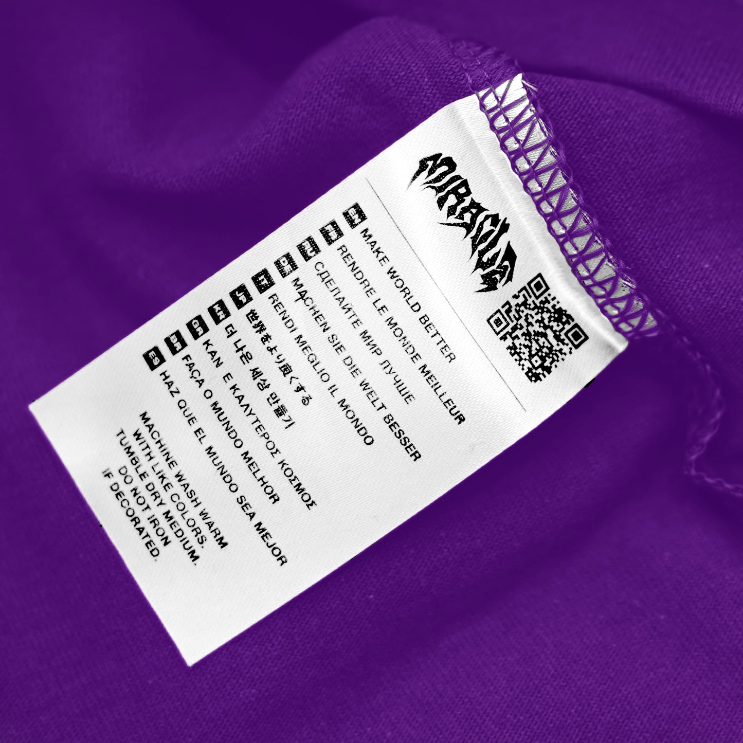 Miracle Mates - Heavycotton Purple T Shirt I Kaos Polos Oversized 16s