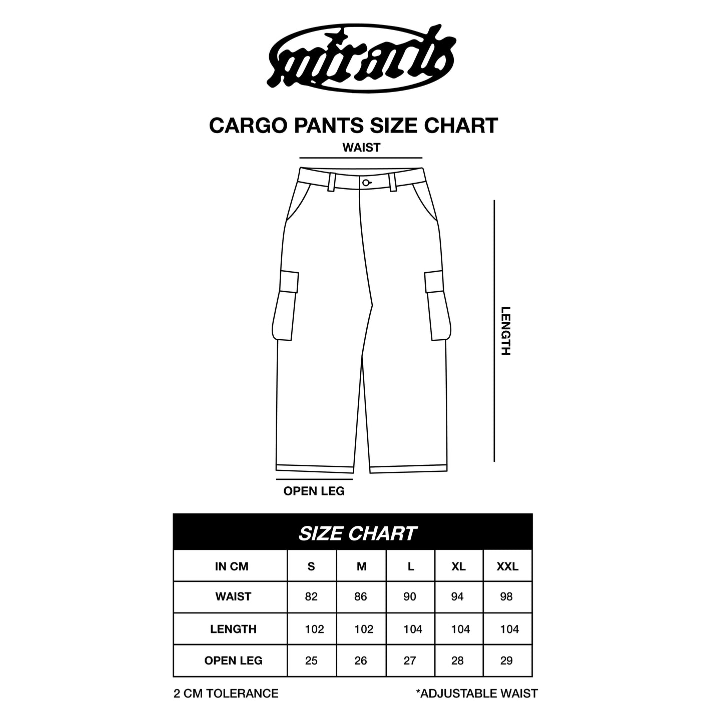 Miracle Mates - Mischen Cargo Pants