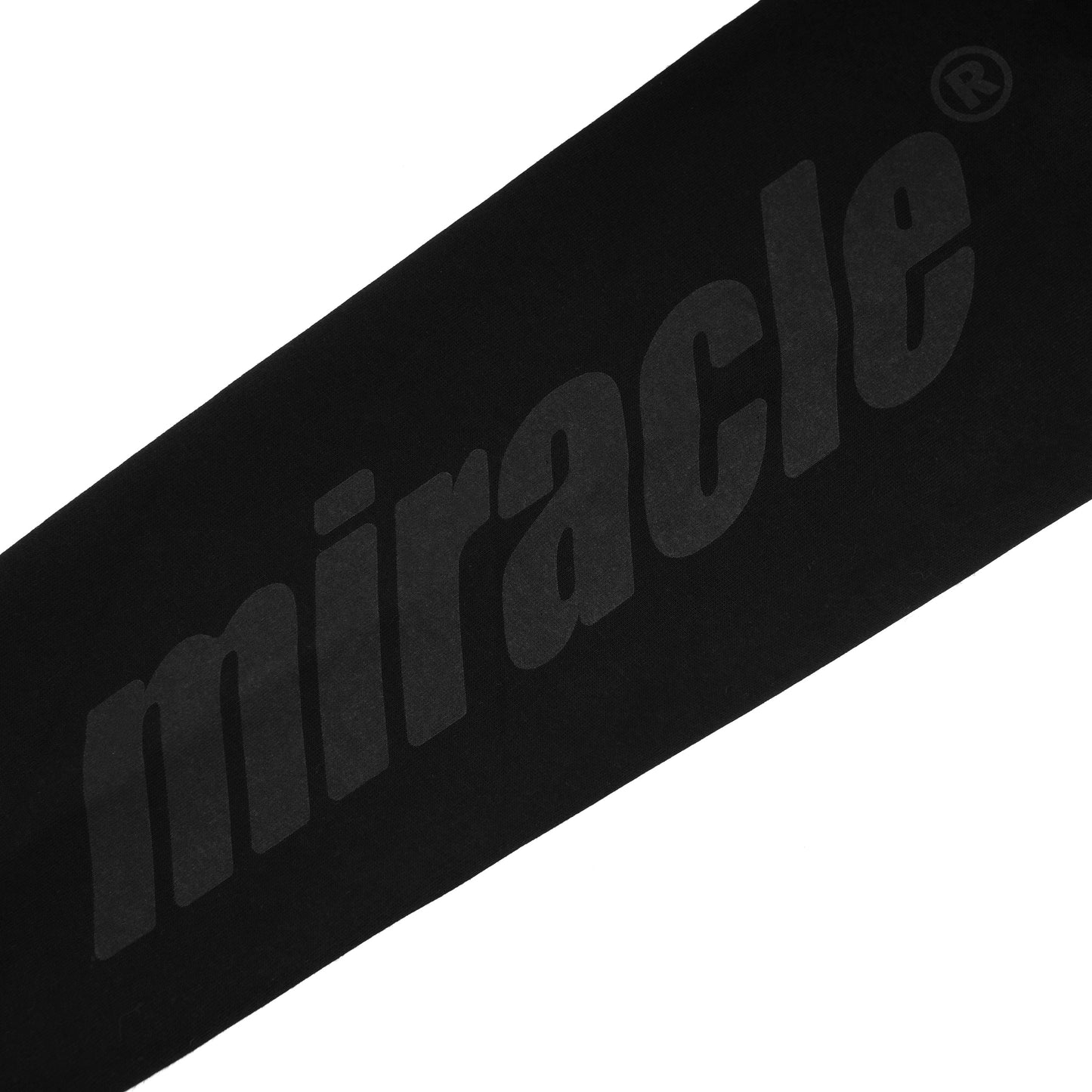 Miracle Mates - Ombrig Black Crewneck Oversized