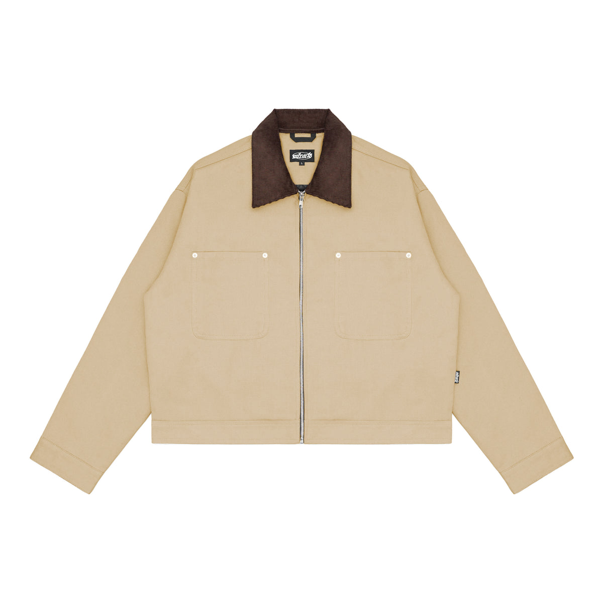 Braided Beige Work Jacket