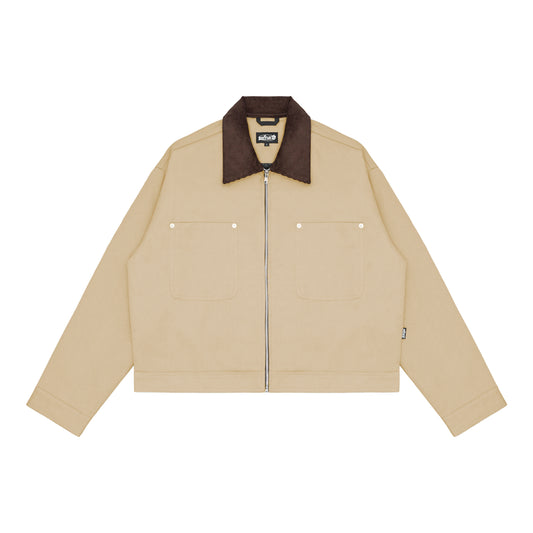 Braided Beige Work Jacket