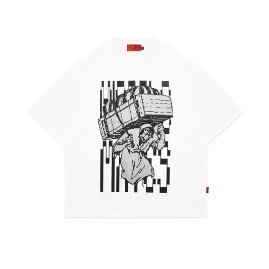 Miracle Mates - Void White T Shirt Collaboration Bharata Danu
